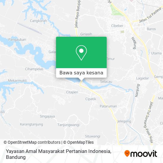 Peta Yayasan Amal Masyarakat Pertanian Indonesia