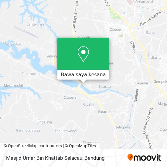 Peta Masjid Umar Bin Khattab Selacau