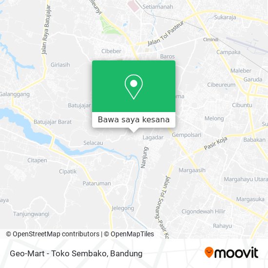 Peta Geo-Mart - Toko Sembako