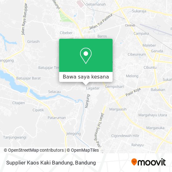 Peta Supplier Kaos Kaki Bandung