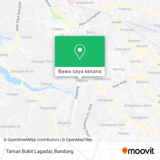 Peta Taman Bukit Lagadar