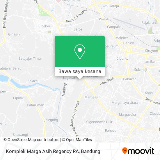 Peta Komplek Marga Asih Regency RA