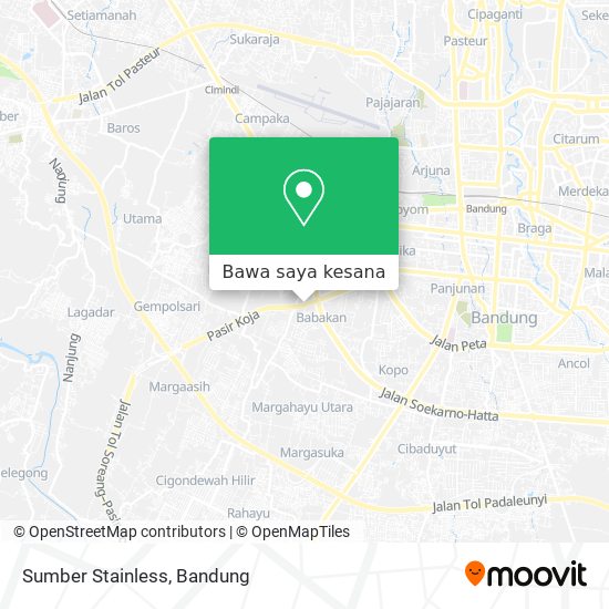 Peta Sumber Stainless