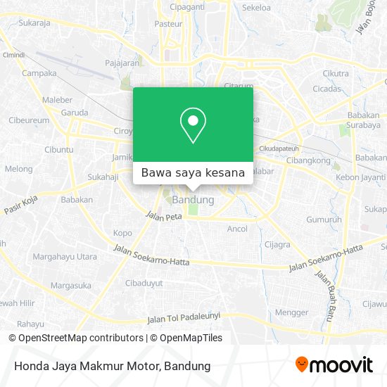 Peta Honda Jaya Makmur Motor