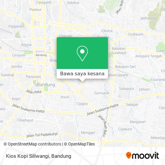 Peta Kios Kopi Siliwangi