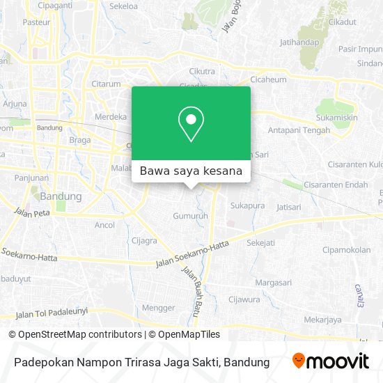 Peta Padepokan Nampon Trirasa Jaga Sakti