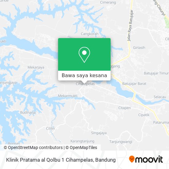 Peta Klinik Pratama al Qolbu 1 Cihampelas