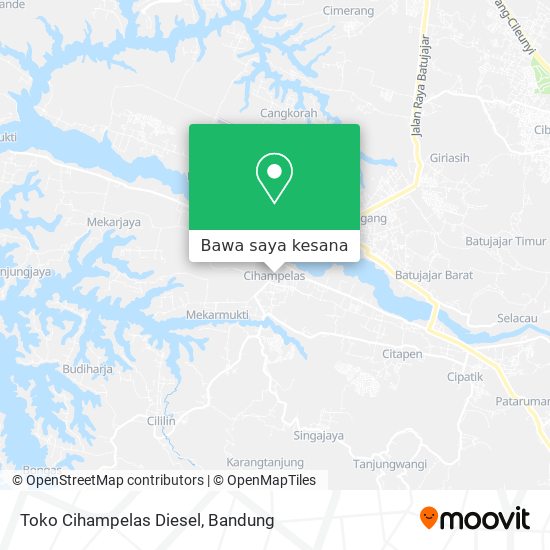 Peta Toko Cihampelas Diesel