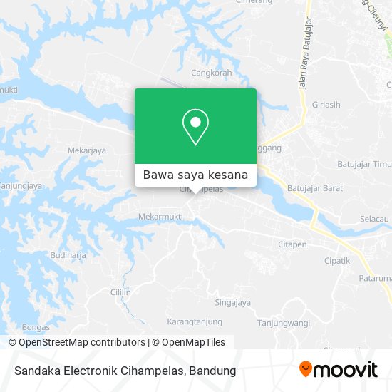 Peta Sandaka Electronik Cihampelas