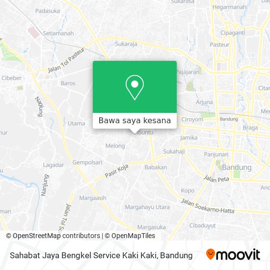 Peta Sahabat Jaya Bengkel Service Kaki Kaki
