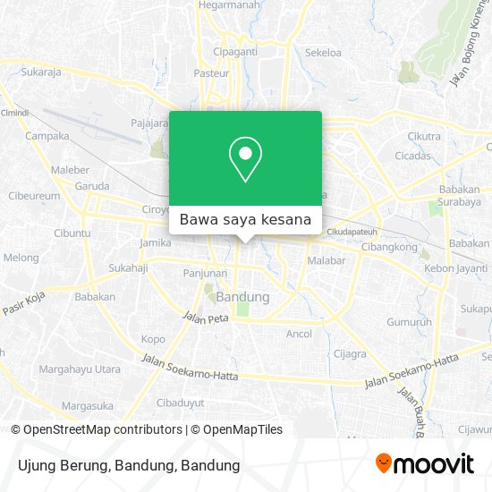 Peta Ujung Berung, Bandung