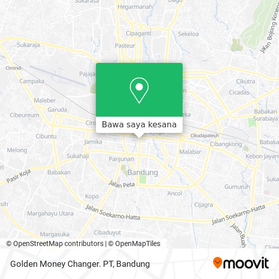Peta Golden Money Changer. PT