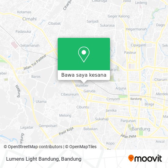Peta Lumens Light Bandung
