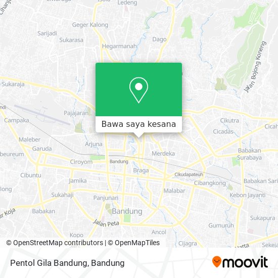 Peta Pentol Gila Bandung