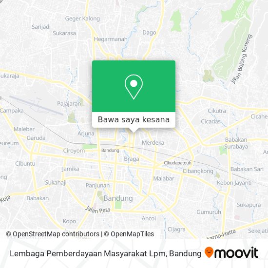 Peta Lembaga Pemberdayaan Masyarakat Lpm