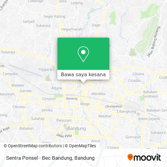 Peta Sentra Ponsel - Bec Bandung