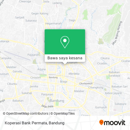 Peta Koperasi Bank Permata