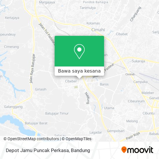 Peta Depot Jamu Puncak Perkasa