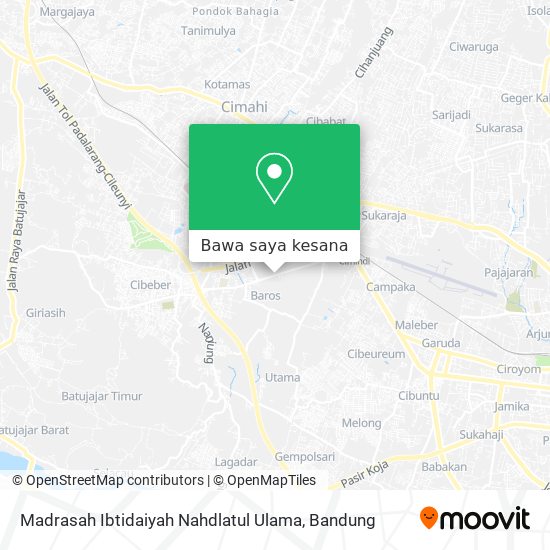 Peta Madrasah Ibtidaiyah Nahdlatul Ulama