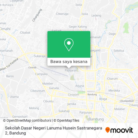Peta Sekolah Dasar Negeri Lanuma Husein Sastranegara 2