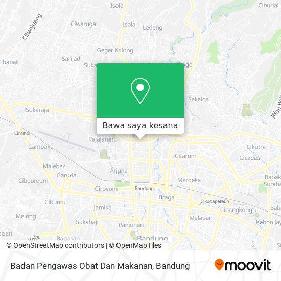 Peta Badan Pengawas Obat Dan Makanan