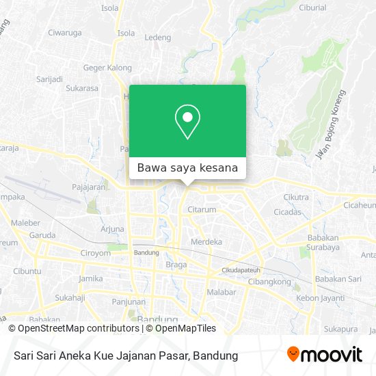 Peta Sari Sari Aneka Kue Jajanan Pasar
