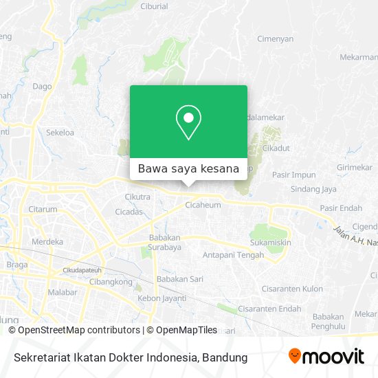 Peta Sekretariat Ikatan Dokter Indonesia