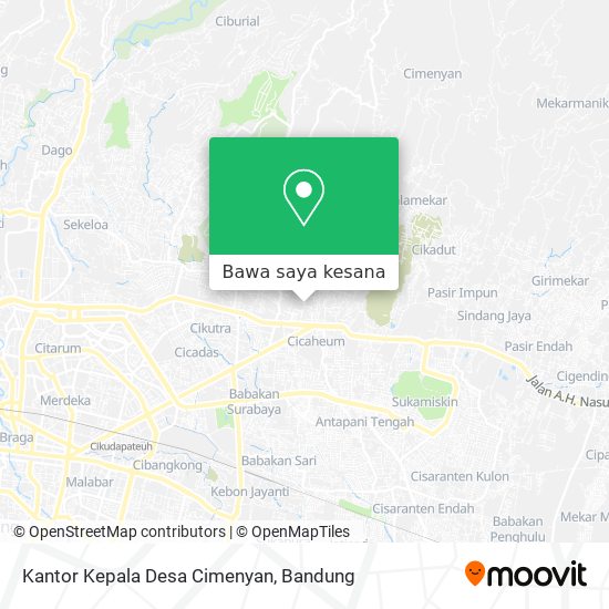 Peta Kantor Kepala Desa Cimenyan