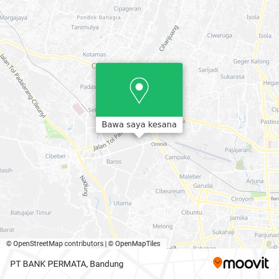 Peta PT BANK PERMATA