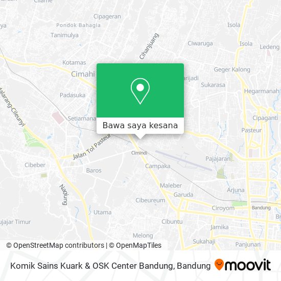 Peta Komik Sains Kuark & OSK Center Bandung