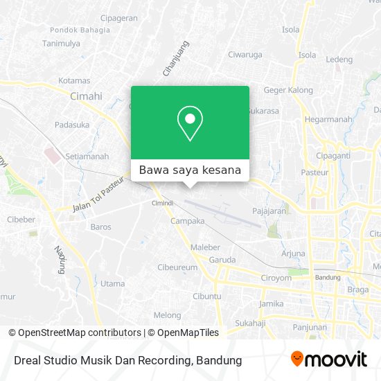 Peta Dreal Studio Musik Dan Recording