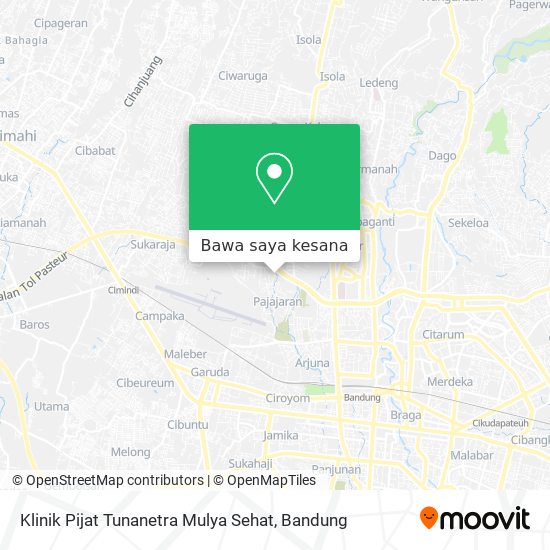 Peta Klinik Pijat Tunanetra Mulya Sehat