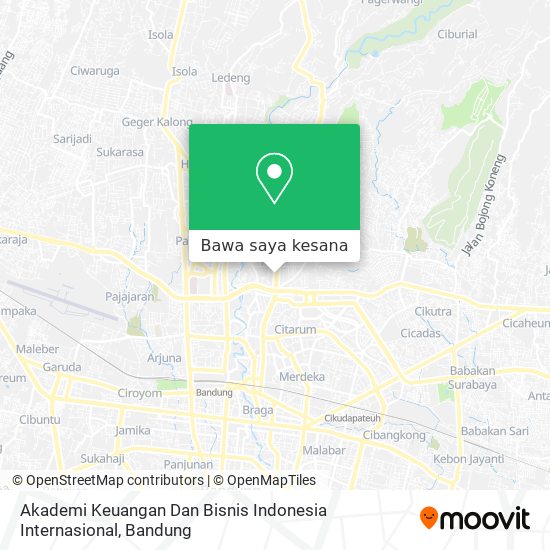 Peta Akademi Keuangan Dan Bisnis Indonesia Internasional