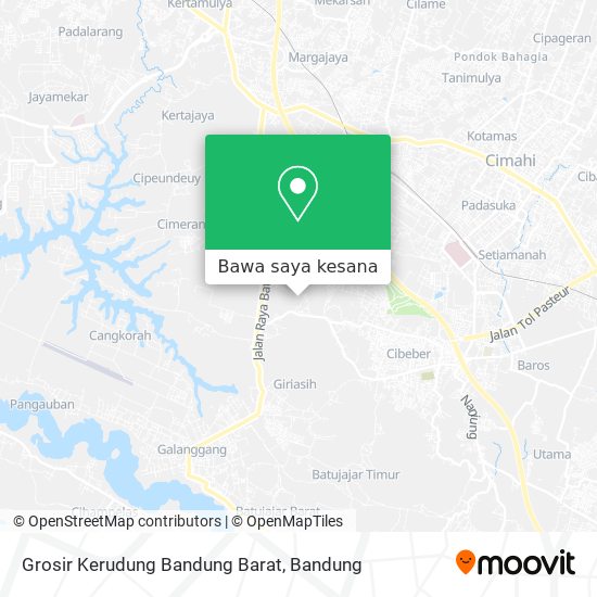 Peta Grosir Kerudung Bandung Barat