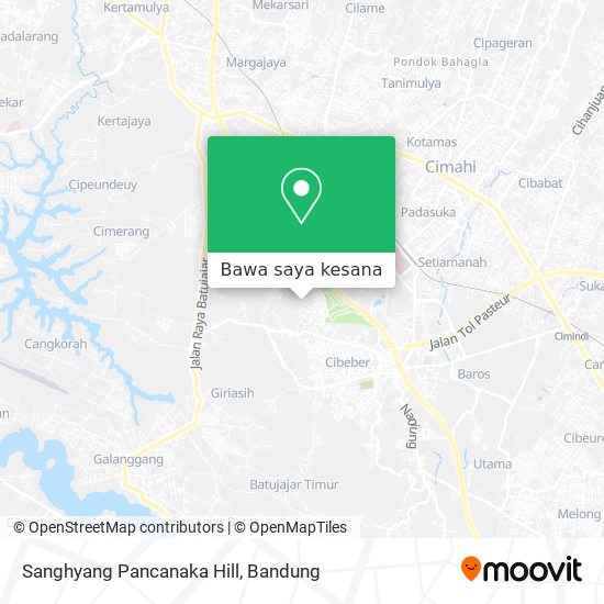 Peta Sanghyang Pancanaka Hill