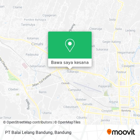 Peta PT Balai Lelang Bandung