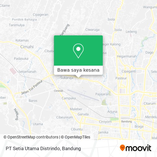 Peta PT Setia Utama Distrindo