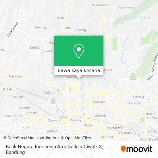 Peta Bank Negara Indonesia Atm Gallery Ciwalk 3