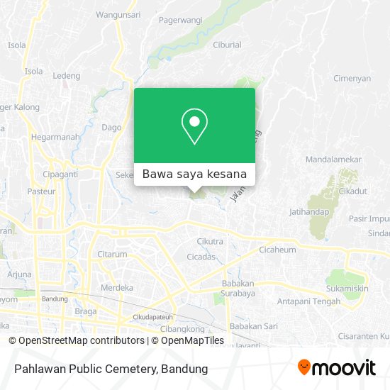 Peta Pahlawan Public Cemetery
