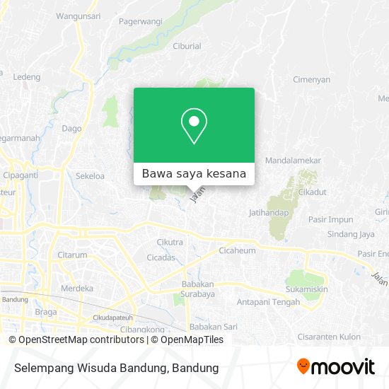 Peta Selempang Wisuda Bandung