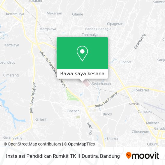 Peta Instalasi Pendidikan Rumkit TK II Dustira