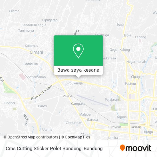 Peta Cms Cutting Sticker Polet Bandung