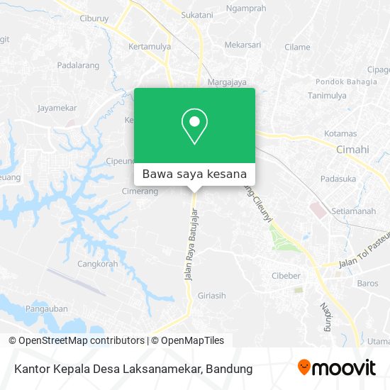 Peta Kantor Kepala Desa Laksanamekar