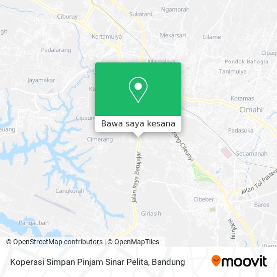 Peta Koperasi Simpan Pinjam Sinar Pelita