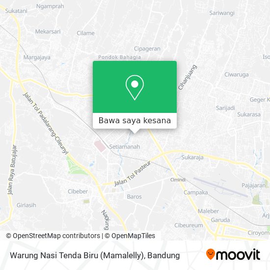 Peta Warung Nasi Tenda Biru (Mamalelly)