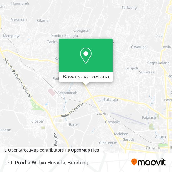 Peta PT. Prodia Widya Husada