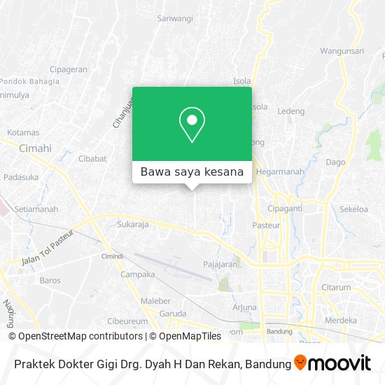 Peta Praktek Dokter Gigi Drg. Dyah H Dan Rekan