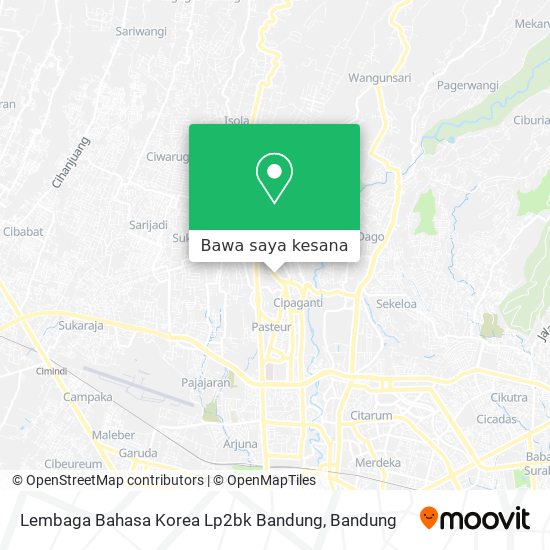 Peta Lembaga Bahasa Korea Lp2bk Bandung