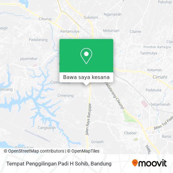 Peta Tempat Penggilingan Padi H Sohib