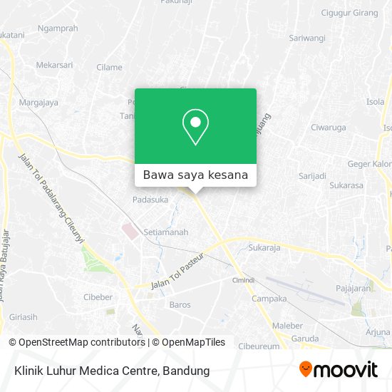 Peta Klinik Luhur Medica Centre